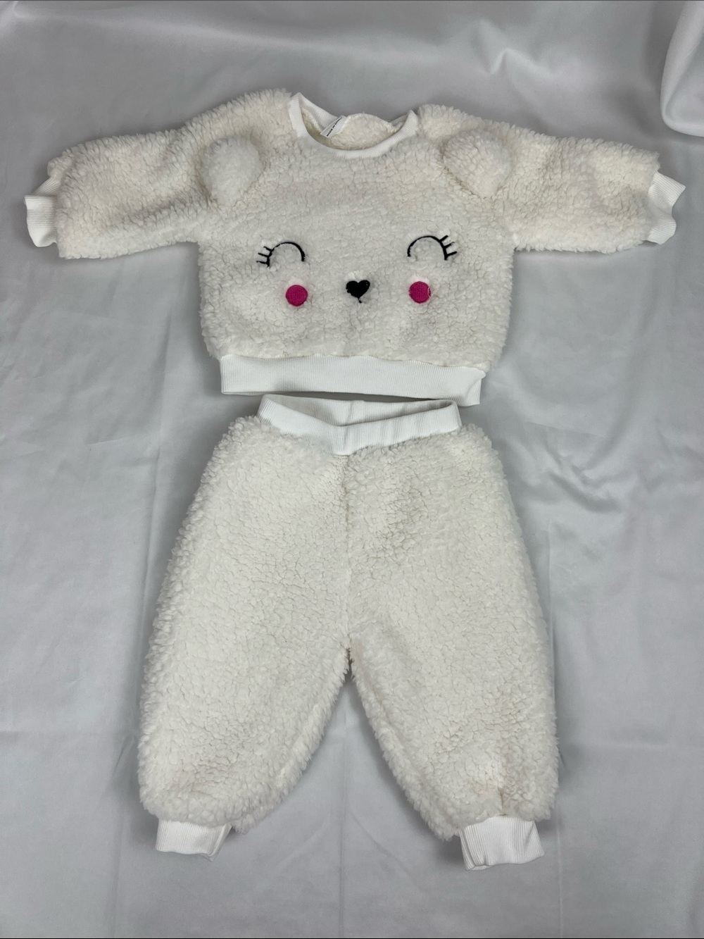 Cozy Lamb Fleece Two-Piece Set -size‎ 6-9 mo